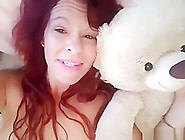 Wet Pussy Pleasures With Her Big Teddy Bear