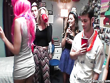 Party At Dorm Turns Into A Hot And Wild Hardcore Group Fuck