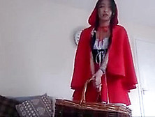 Asian Girl Cosplay Solo With Dildo On Cam