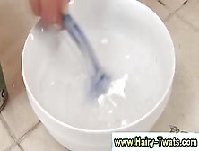 Hoe Shaves Pussy And Gets Hot