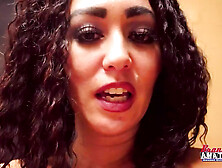 Dark Curly Haired Lexxie Was Pussy Fucked By The Sex Machine