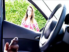 Beauty Can T Stop Watching Black Man Stroking In Car