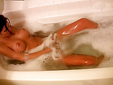 Bubble Bath Dildo Fucking Orgasms! Holy Fuck So Hot!