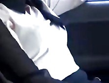 Korean Cock Teaser With Big Boobs And Pierced Nipples,  Hye Jin Is Getting Fingerfucked In The Car