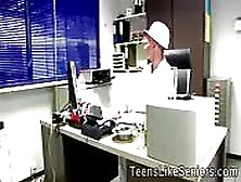 Redhead Teen Is Horny For Her Old Boss