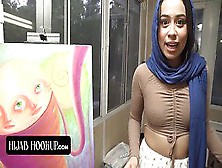 Stepbrother Teaches Stepsister Some Tight Pussy-Handling Techniques While Hijab-Wearing