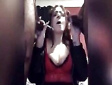 Huge Tit Bella Bossoms69 Swallowing Two Long Bbc’S Double Barrel