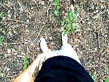 White Socks Pov Outdoor Walking,  Worshiping And Making Them Dirty