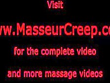 Client Gets Banged Hard By Her Horny Masseurs Hard Dick