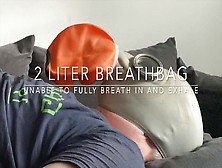 Bhdl - N. V. A.  Gasmask No. 1 - Breathplay Training - 2 Liter Breathbag Unable To Fully Breath In And Exhale