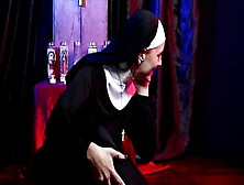 Sacrilegious Priest Sodomizes,  Rides,  Fists,  And Gets Dick Blown By 2 Lezbo Nuns! *teaser* Jen Gayle - Viki Vice - Kris Koffin