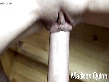 Pounded Madison Quinn On Stairs And Cum In