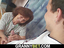 Riding Granny,  Sucking Hairy Tiny Dicks,  Older Lovely Pussy