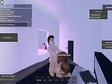 Roblox Girl Gives This Guy A Good Time )