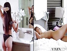 Vixen Crazy Sexy Eliza & Naomi Team Up To Seduce Their Boss