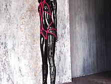 Ballet Boots,  Rope Slavery And Latex Catsuit