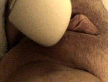 He's Toying With Wife's Pussy Up Close