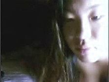 Huge Titted Japanese Girl Masturbates On Webcam