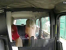 Busty British Blonde Fucking In Fake Taxi
