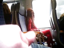 Girl Looks 4 Times At Train Flasher