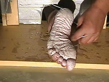 Tortured Feet With Wire