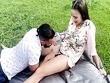 Romantic Picnic Ends Up Into A Outside Screwed With Cum Inside Mouth