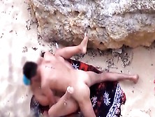 Busty Cougar Get Fucked By Stranger At Public Beach