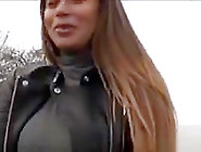 Mona Kim Flashes Tits And Fucked In Public For Some Money
