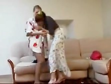 A Lesbian Helps Her Friend Dress Up