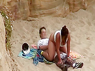 Bouncy Ass Looks Hypnotizing On A Beach