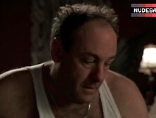 Leslie Bega Shows Tits After Sex – The Sopranos
