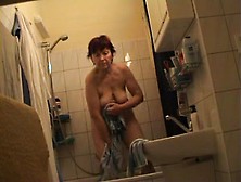 Sexy Mother-In-Law In Bathroom - Hidden Cam