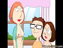 Meg And Lois Sharing Big Dick Of Teen