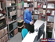 Teen Asian Shoplifter Fucked By Security