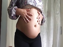 Belly,  Round Girl,  Enormous