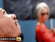 Brazzers - Big Titted Teacher Alura Jenson Titty Fucks,  Blows And Fucks Her Schoolgirl's Huge Rough Penis