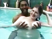 Brunette With Big Boobs Getting Hardcored Interracially