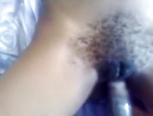 Jamaican Girl Gets Her Hairy Pussy Pov Missionary Fucked With Condom On The Bed