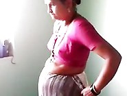 Desi Aunty Wearing Raiment After Hard Fuck