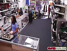 Lovely Brunette Milf Tries To Buy Something At The Pawn Shop But Instead Sells Her Pussy For Cash