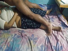 Indonesian Chick Gets Leg Pain While Jumping On Bed The Doctor Come & Rides While Her Feet Massage