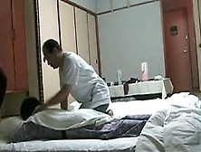 Naughty Japanese Wife Flashes Masseur