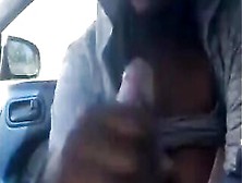 African Bimbos Suck Her White Bf Into Vehicle