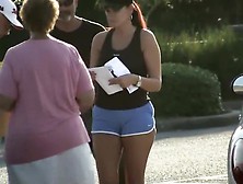 Car Accident And A Cameltoe