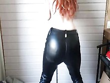 Topless And Leather Leggings Farts