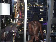 Miami Beach Skank Fucks Big Black Dick On Beach