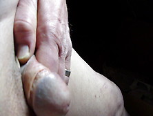 72Yrold Grandpa 175 Uncut Cock Close Chub Wank Solo Closeup