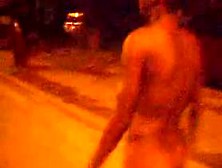 Nude Night Walk