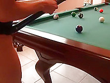 Samone Taylor Takes Big Dick Near The Pool Table