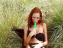 Red Head Amateur Loves Fucking Outside In A Park